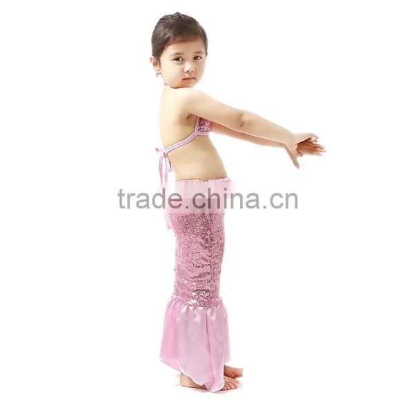 Baby Clothes Fashion Clothing Pink Sequin Mermaid Set photo-2