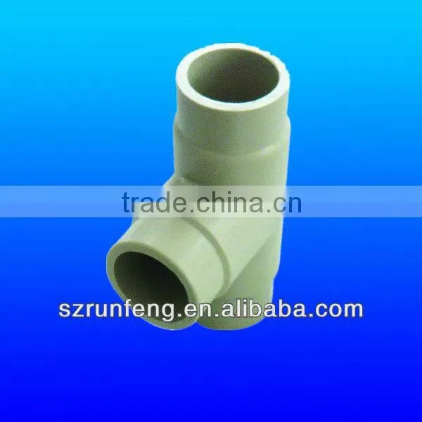 Plastic flush joint pipe