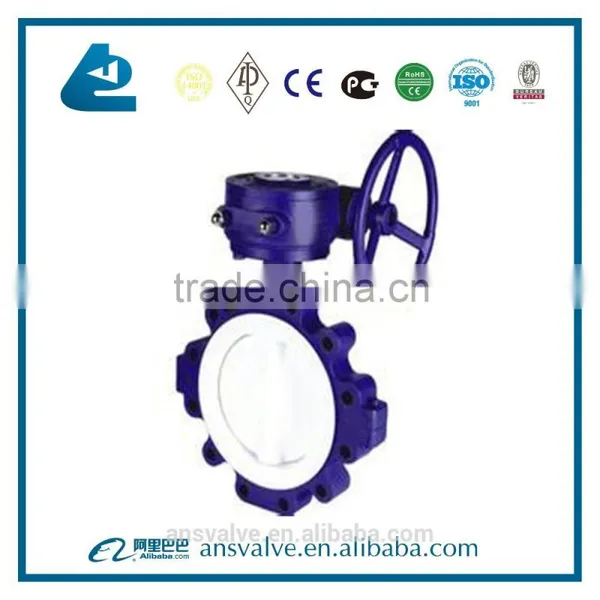PTFE Lined Lug Butterfly Valve photo-3
