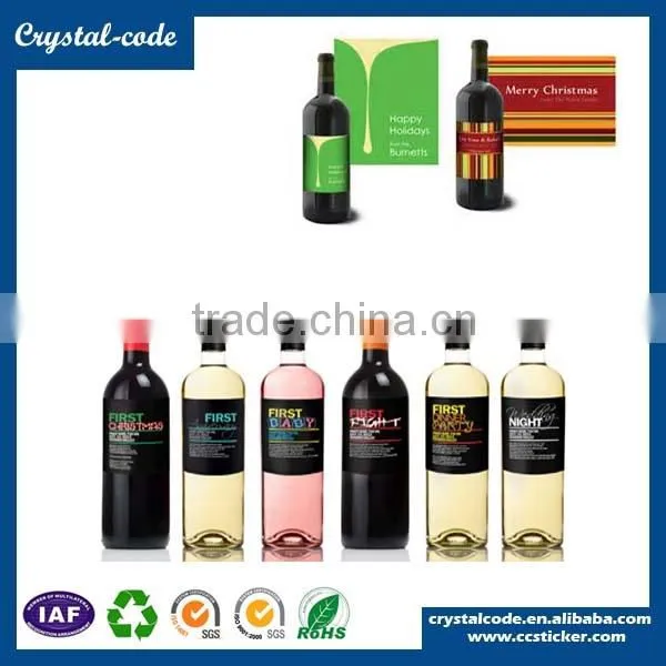 Hot Stamped Printing Logo Adhesive Paper Wine Label photo-2