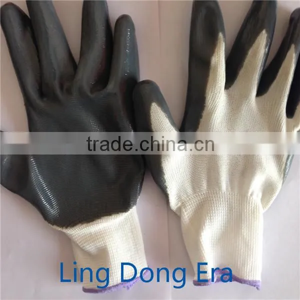 Working Polyester Nitrile Coated Gloves photo-3