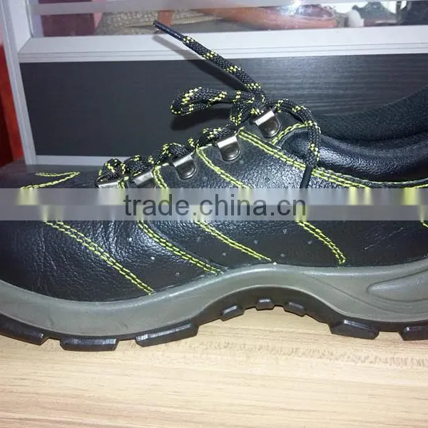 Hot Selling Genuine Leather Steel Toe Cap Safety Shoes photo-2