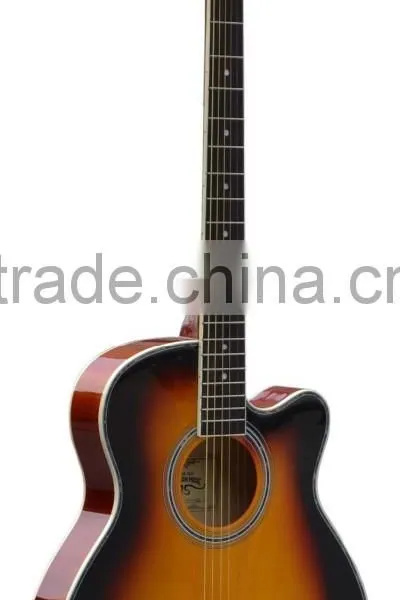 40inch Beginner Thin Body Electric Acoutic Guitar photo-5
