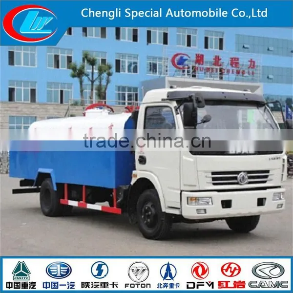 dongfeng 4x2 automatic smart road sweeper truck road sweeper machine
