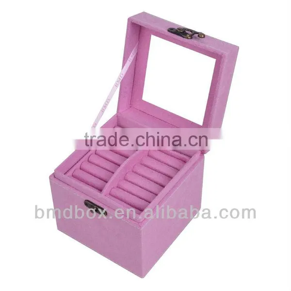 Three-layer Small Gift Box Flannel Wholesale Craft Box photo-5