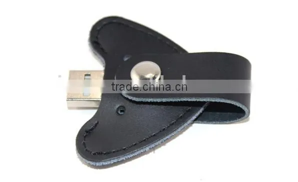 Butterfly Shape Swivel Leather Usb photo-2