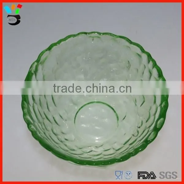 Heat Resistanted Microwave Oven Safe Cheap Pigment Glass Tableware Colored Glass Bowl