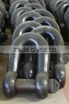 Drop Forged Hardware Tempered Alloy Steel/carbon Steel Lifting Hoist DW Shape Heavy Duty Shackle photo-6
