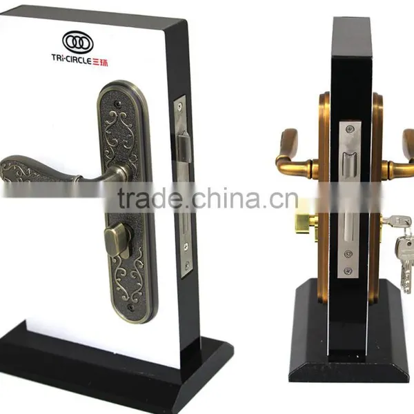 TRI-CIRCLE Zinc Alloy Door Lock, Handle Door Lock Set photo-6