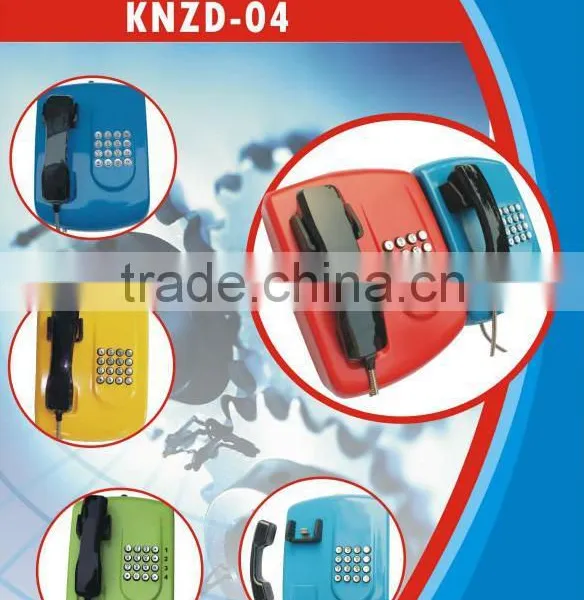 Emergency Telephone Loud Speaking Weatherproof Phone for Heavy Dust Area KNZD-04 Auto-dial Emergency Telephone photo-2