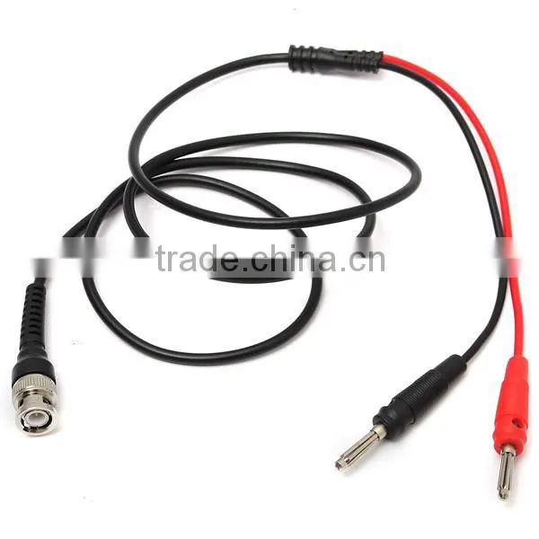 Pure Copper BNC Q9 To Dual 4mm Banana Plug With Test Leads Probe Cable photo-6