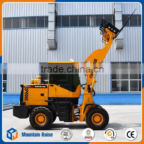 Made in China Earthmoving Mini Wheel Loader With Various Attachments photo-2