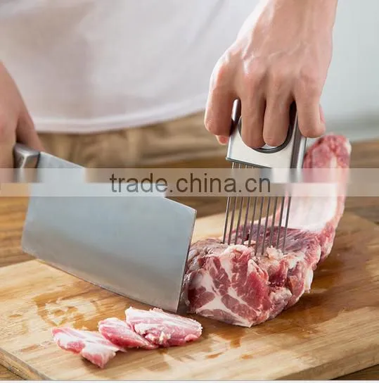New Design Stainless Steel Onion Slicer Holder /onion Slicer /onion Cutter photo-6