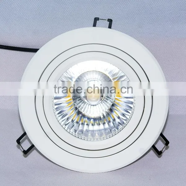 Round Design With Rotation and Gimbal Housing 20W 30w Dimmable Led Downlight Ajustable Led Downlights Black photo-2