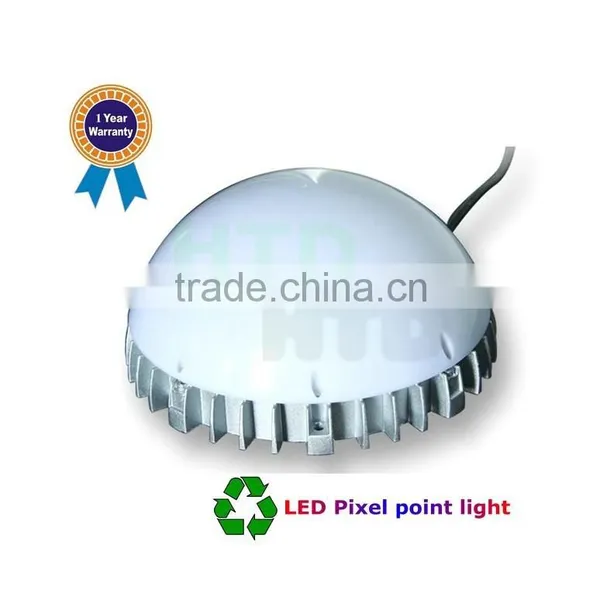 Outdoor Round Led Point Light 3.5inch Diameter 6w 5050 Rgb Led Pixel Light photo-2