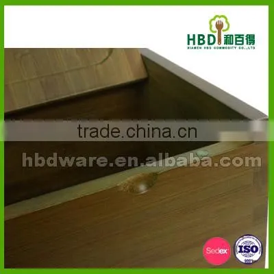 BSCI Factory High Quality Bamboo Wood Kitchen Tissue Box Wholesale photo-5