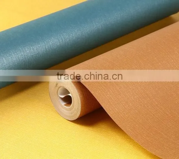 Solid Color Waterproof Nonwoven Hotel Wallpaper photo-4