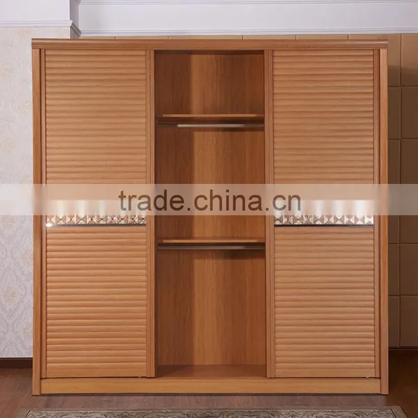 Environmental E1 18mm MDF Wood Sliding Wardrobe Door Mechanism for Bedroom photo-2