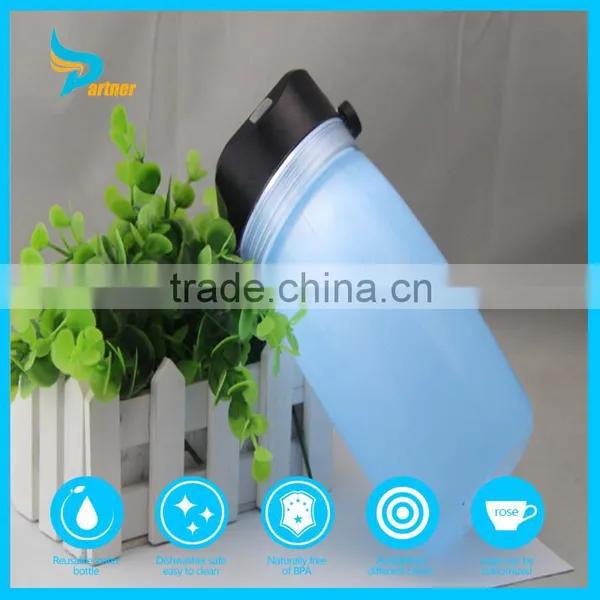 700ml Unique Solar Light Silicone Foldable Water Bottle for Sale photo-2