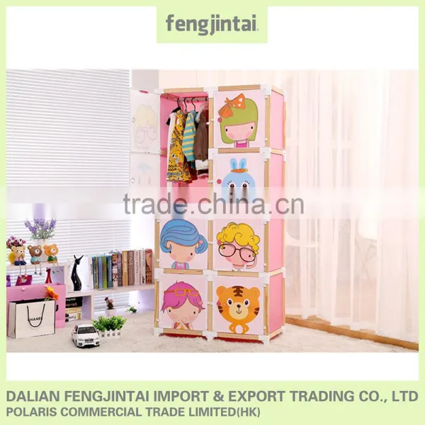 2015 Hot Sales High Quality Cartoon Plastic Wardrobes for Children photo-2