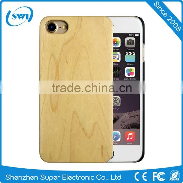 For IPhone 7 Phone Back Real Wooden Case Cover photo-5