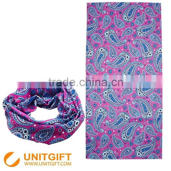 Screen Printed Seamless Tube Multifunctional Muslim Headwear photo-6