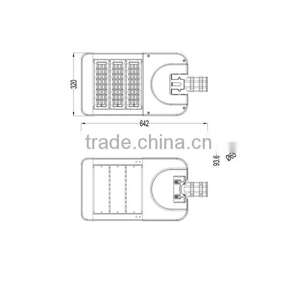 150w High Power Led Street Light MeanWell Driver Philips3030 150w Street LED Light photo-4