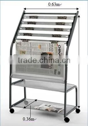 Newspaper Shelf and Magazine Shelf Holder Book Shelf