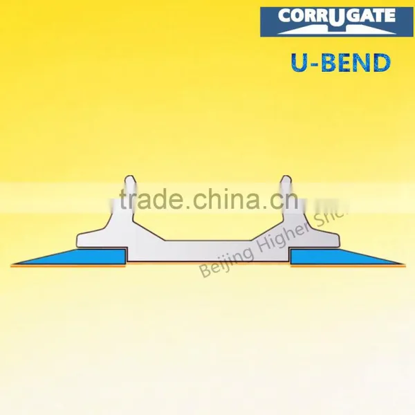 Creasing Matrix for Creasing Corrugated Board