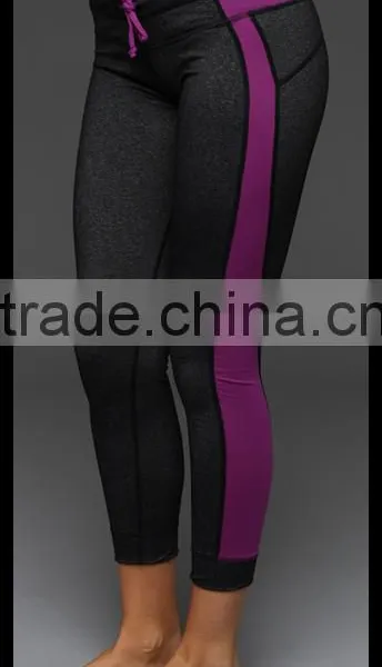 Kiteng Amazing High Performance Leggings Side Color Blocking Women's Fitnes Leggings Office In United States (USA)Small Minimum photo-3