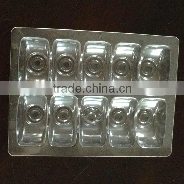 10 pc Packs Hot Sale Clear Plastic Macaron Container photo-2