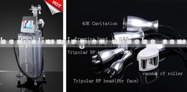 5-1 Tripolar/Bipolar/Multipolar Radio Frequency RF Cellulite Removal Cavitation Slimming Machine photo-3