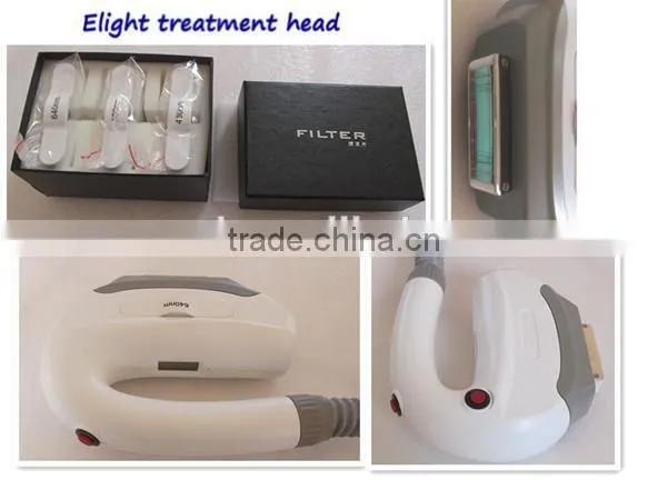 2015 Professional Salon Use!! 2 Handles E-light rf Ipl Facial Hair Removal Equipment photo-2