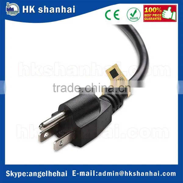 Wholesale Hot Sale Electrical Cable Nema 5-15p Plug Male to 2 x Nema 5-15r Female 2-Outlet AC Power Y Splitter Cord Power Cable photo-5