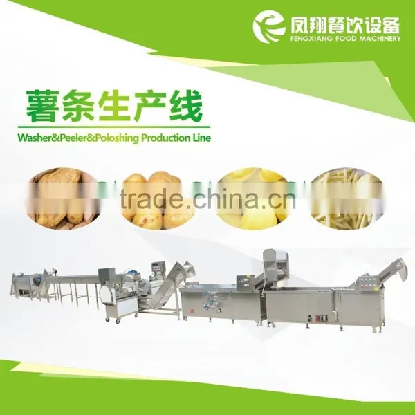 Competitive Price Industrial Potato Chips Crisp Making Machine / Processing Line
