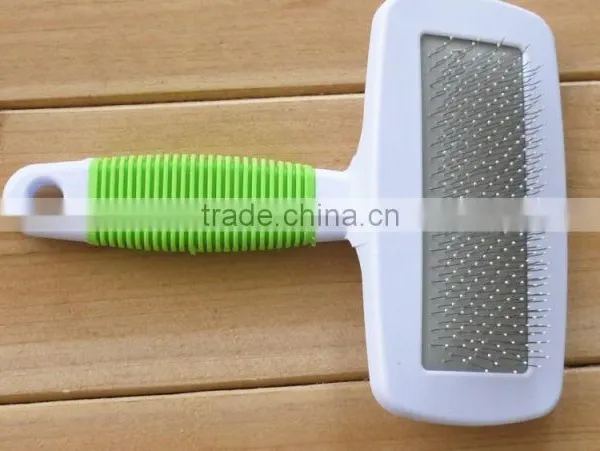 Most Selling Products Pet Slicker Brush With Little Comb Set photo-4