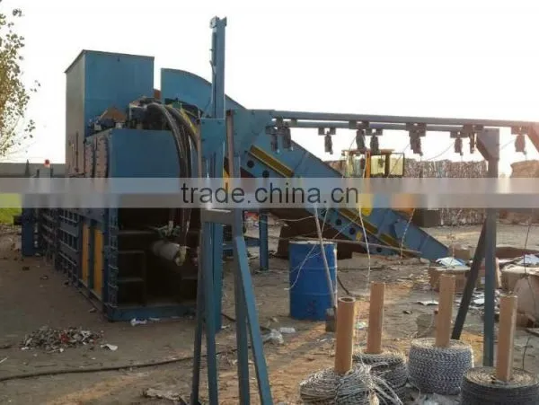 High Efficiency and Capacity Full-automatic Hydraulic Waste Paper Baler, Cardboard Baling Press Machine YB4-100T photo-2