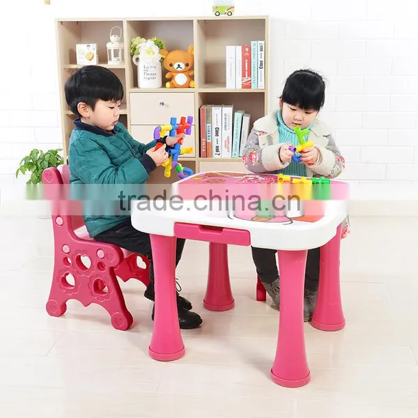 Plastic Study Tables and Chairs for Kids photo-4