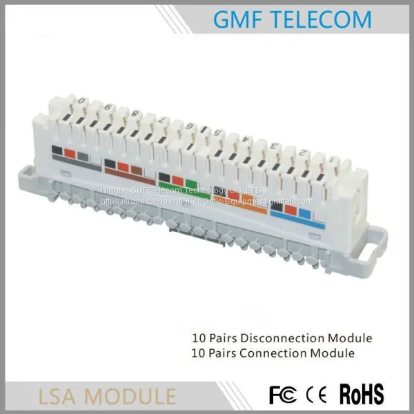 Chinese Supplier LSA Module Disconnection Module Krone Module 10 Pair Copper Conductor photo-3