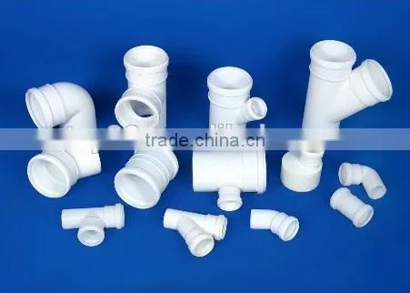 Factory Price PVC DRAINAGE FITTINGS , 90 DEGREE ELBOW photo-4