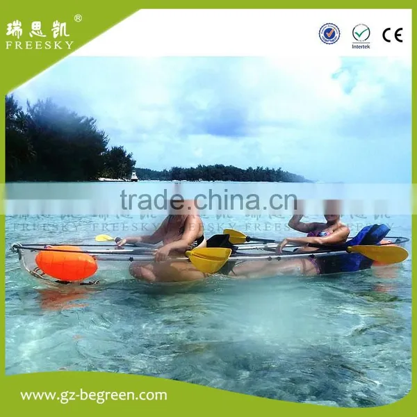 New Water Sport pc Transparent Clear Bottom Acrylic Boat for Sale photo-2
