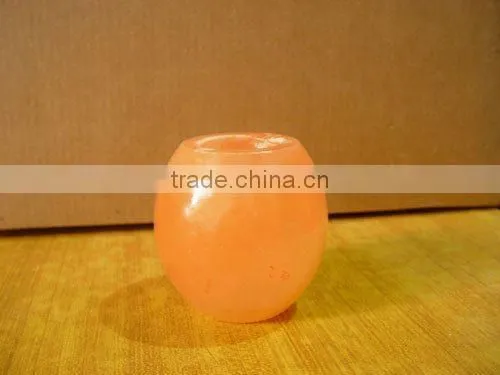 Heart Shape Tea Light Holder/ Rock Salt Tea Light Holder/ Himalayan Salt photo-3