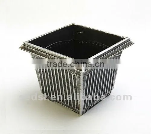 Square Garden Plastic Terracotta Pots Wholesale photo-4