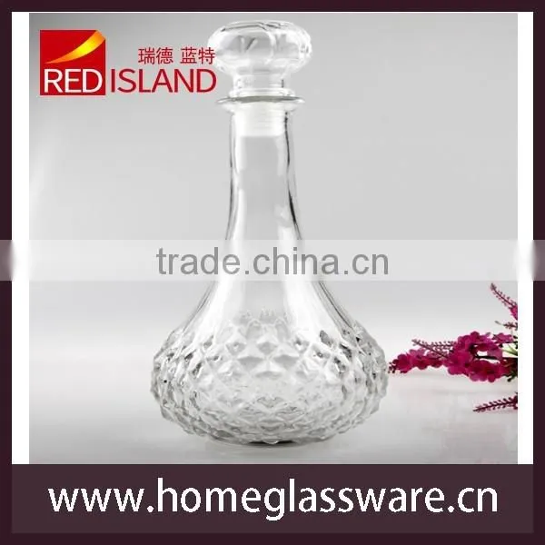 Decanter With Stopper Clear Glass Bottle Whiskey Liquor Crystal Wine photo-2