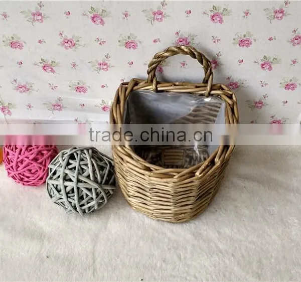 Handmade Wicker Flower Hanging Basket Plant Baskets Hanging Wholesale photo-6