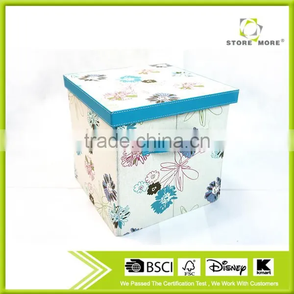 2 Piece Foldable Fabric Storage Cubes With Lid photo-2