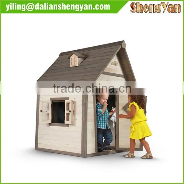 Kids Cubby House , Wood Children Playhouse photo-3