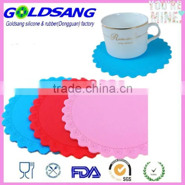 6 Colors Home Gift Silicone Coaster Cup Mat Non Slip Placemat photo-4