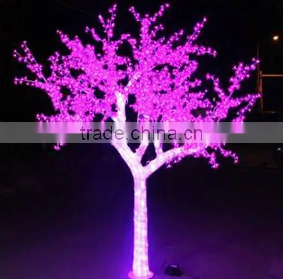 Home Garden Decorative 250cm Height Outdoor Artificial White Flashing LED Solar Lighted up Trees EDS06 1424 photo-4
