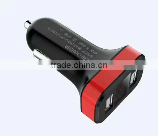 5V 1A 2.1A Dual Usb Car Charger With Led Digital Indicate photo-4